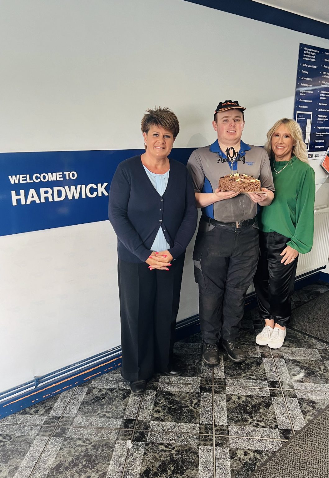 Celebrating Bradley’s Decade of Dedication Hardwick Motor Co