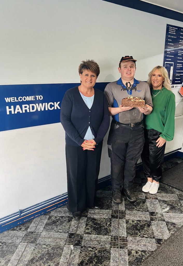 Celebrating Bradley’s Decade of Dedication Hardwick Motor Co